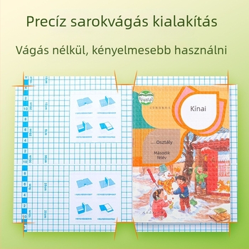 Hobby átlátszó önadhéziós könyvborító, műanyagból, vízálló és kopásálló