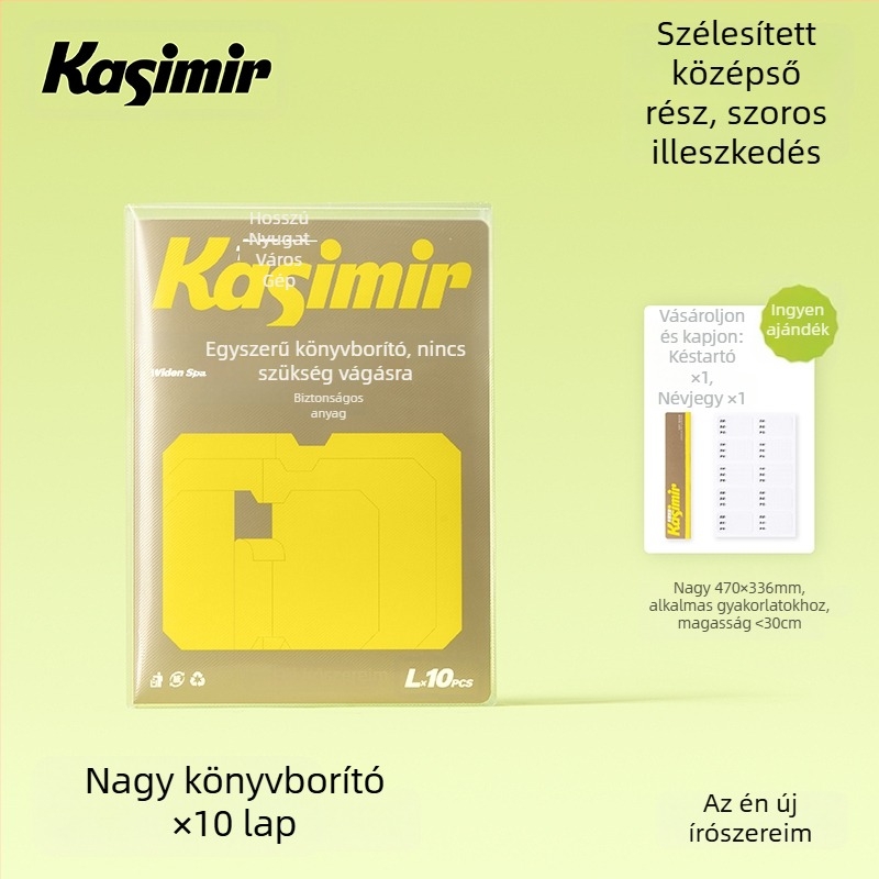 Öntapadó matt, átlátszó könyvborító az I–II. osztályosoknak – szegmentált kialakítás, könnyű felhordás, 2025-ös új stílus; ajándékba megfelelő az osztálytársaknak