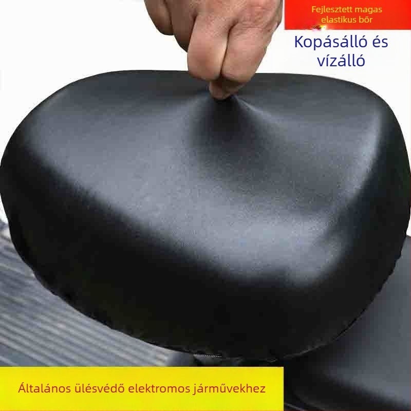 Elektromos robogó ülésvédő — műbőr, Rhino márka, univerzális illeszkedés, egész éves használatra, töltőanyag nélkül