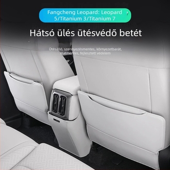 Autó hátsó ülés védő — bőr, hab töltet, logónyomtatás, testreszabható, minden évszakhoz megfelelő.