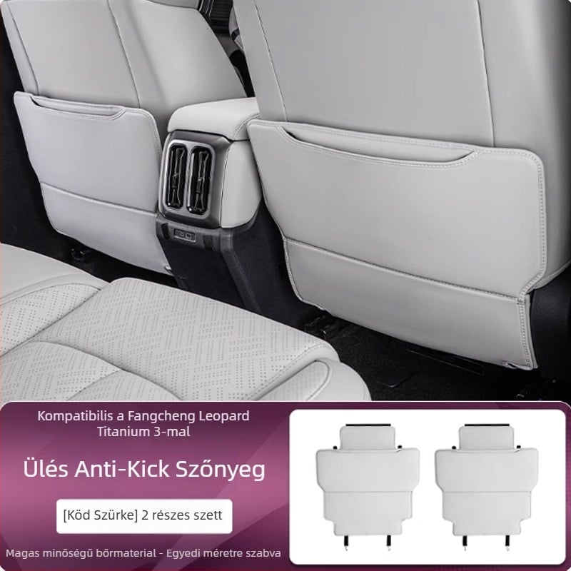 Autó hátsó ülés védő — bőr, hab töltet, logónyomtatás, testreszabható, minden évszakhoz megfelelő.