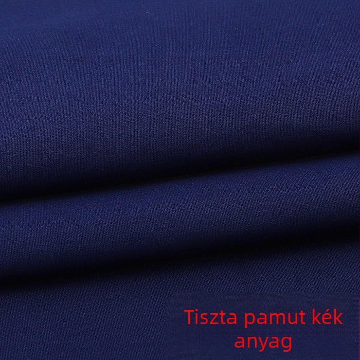 Dekoratív szövet, 65% pamut / 35% poliészter; festett felület; tie-dye mintázat; kézzel kötött hatású nyomás.