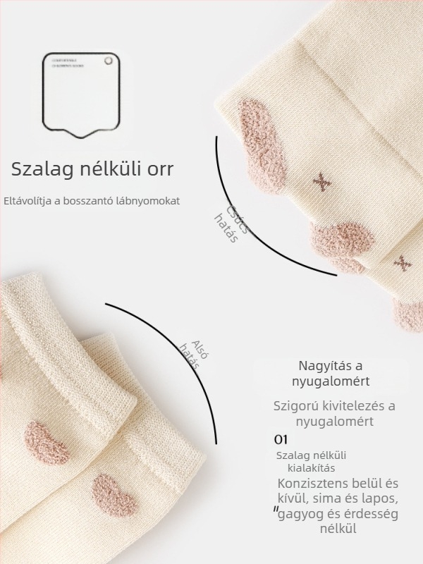 Baba térdvédők mászáshoz - A osztályú biztonság, Modell YR25Q-15032, Combed pamut, Jacquard kötés, Kézzel varrt varrások