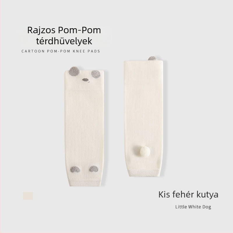 Baba térdvédők mászáshoz - A osztályú biztonság, Modell YR25Q-15032, Combed pamut, Jacquard kötés, Kézzel varrt varrások