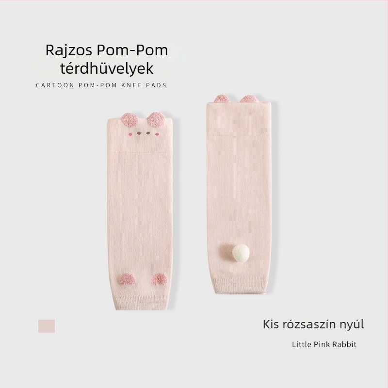 Baba térdvédők mászáshoz - A osztályú biztonság, Modell YR25Q-15032, Combed pamut, Jacquard kötés, Kézzel varrt varrások