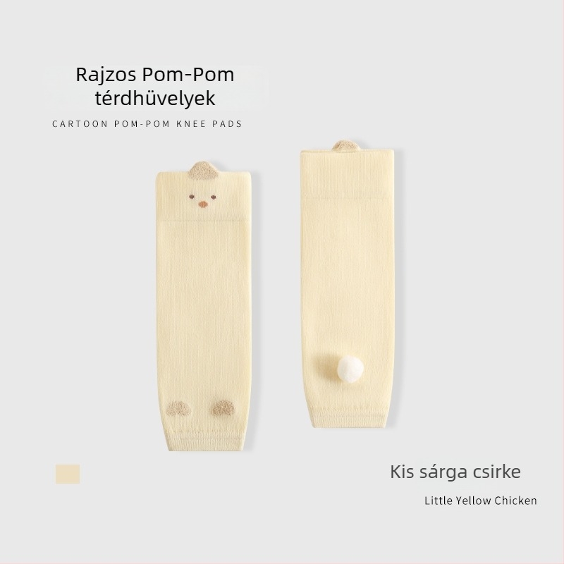 Baba térdvédők mászáshoz - A osztályú biztonság, Modell YR25Q-15032, Combed pamut, Jacquard kötés, Kézzel varrt varrások