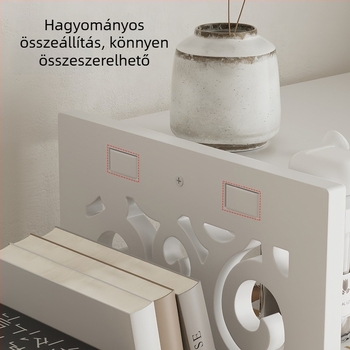 Asztali könyvtartó, többrétegű PVC polc, súly 1,6 kg, irodai asztali rendező