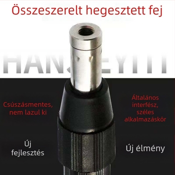 Rozsdamentes acélból készült, hegesztett integrált rúd, összecsukható, többszekciós kivitel, súly 1000 g