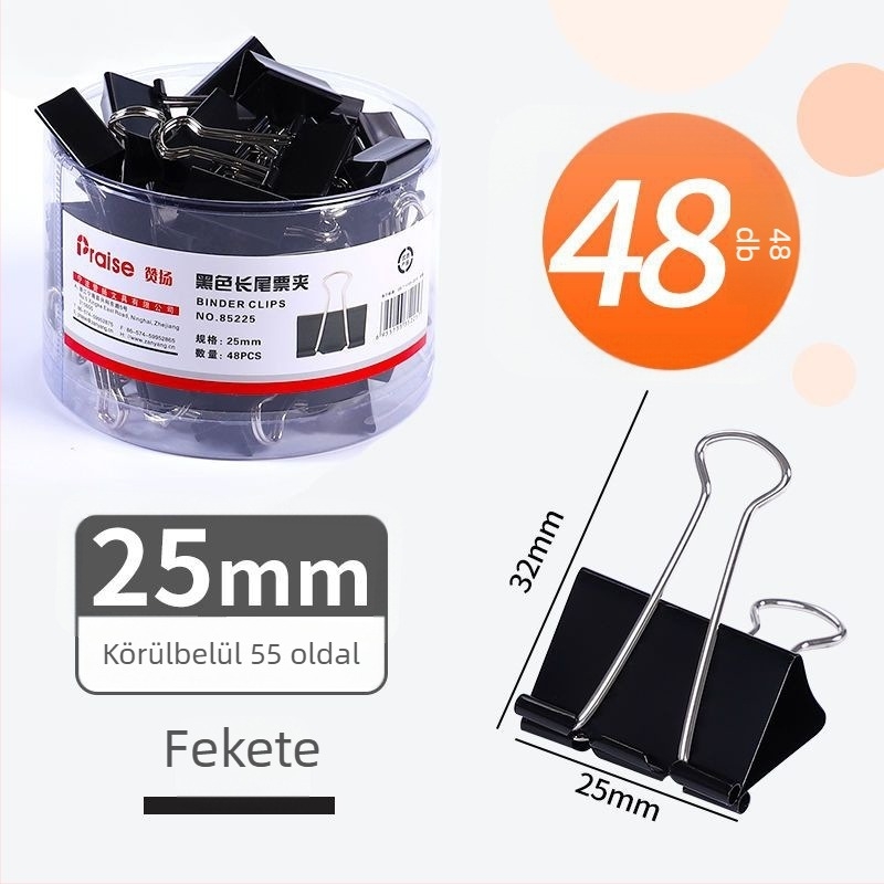 Praise márkájú fém gémkapocs jegyekhez és papírokhoz