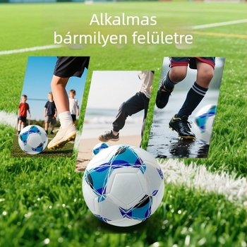 PU seamless futball-labda ragasztott varrással, magas rugalmasság, alkalmas futballra, kosárlabdára és röplabdára, logónyomtatás elérhető