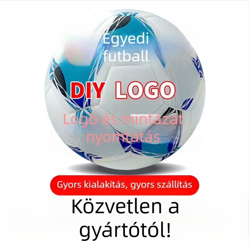 PU seamless futball-labda ragasztott varrással, magas rugalmasság, alkalmas futballra, kosárlabdára és röplabdára, logónyomtatás elérhető