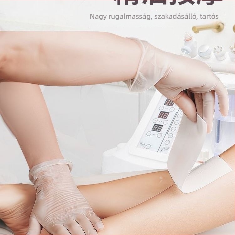 Egyszer használatos PVC masszírozó kesztyűk szépségszalonok számára – csúszásmentes, átlátszó mintázat, testreszabható