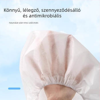 Egyszer használatos ülésvédő, téglalap alakú, textil anyagból, por- és baktérium ellen védőréteg utazáshoz