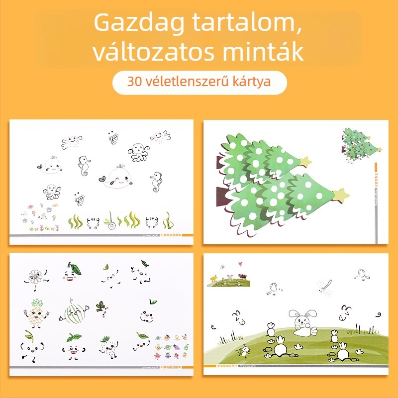 Ujjfestés tintapatak – ajándék gyerekeknek és osztálytársaknak; nem importált; IP jogok: Nem