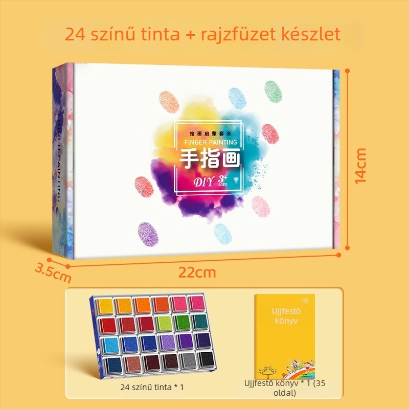 Ujjfestés tintapatak – ajándék gyerekeknek és osztálytársaknak; nem importált; IP jogok: Nem