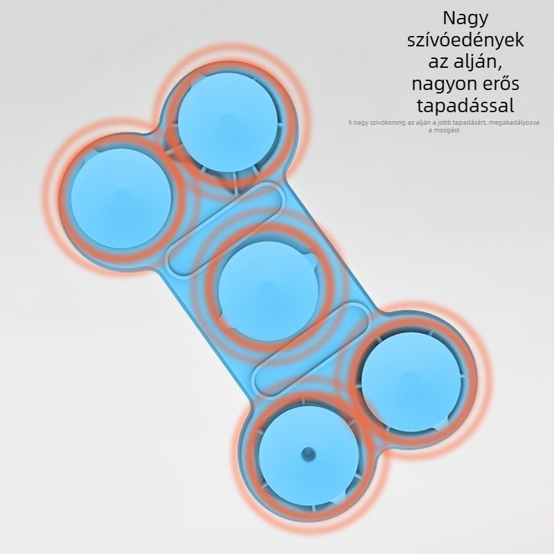 Szilikonból készült háziállat tál és nyaló matrac szívóval – lassú etetés, többfunkciós