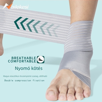 Relix bokaortézis nylon-latex-selyem anyagból; boka fixáció; alkalmas futáshoz, futballhoz és kosárlabdához