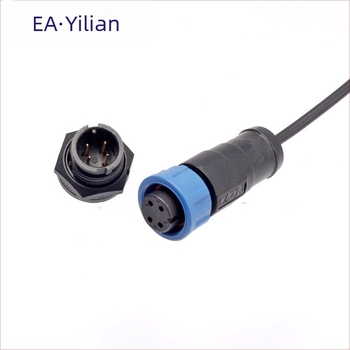 EAE E10 vízálló közvilágítási csatlakozó aranyozott érintkezőkkel, Nylon PA66 szigetelés, 2–12 mag