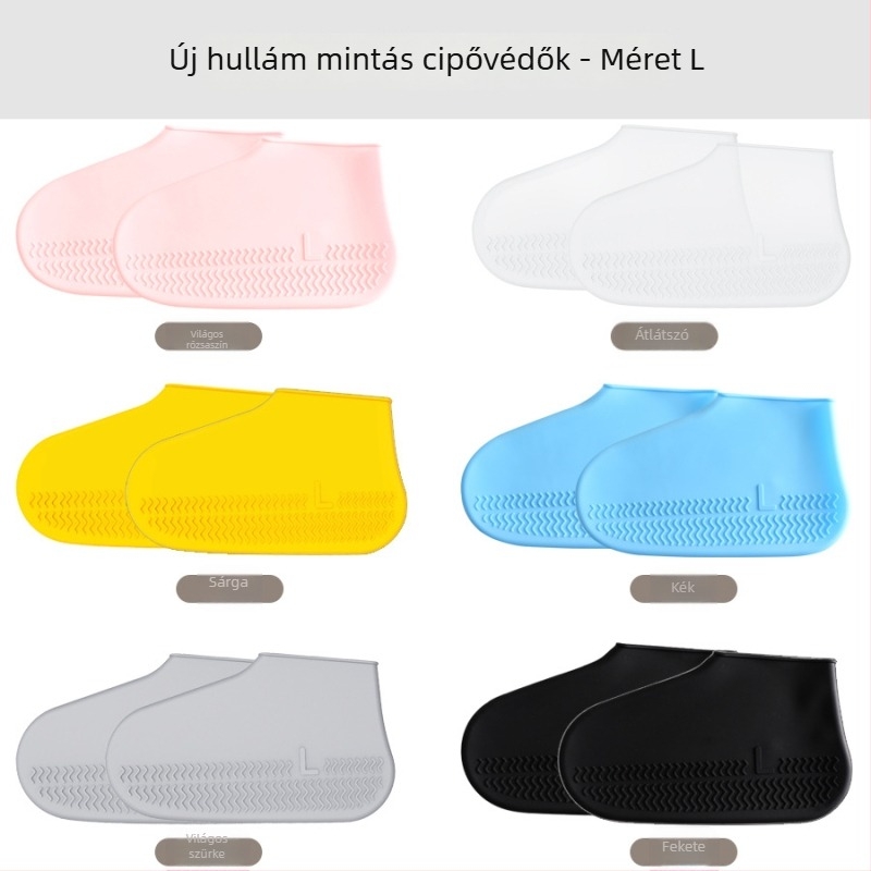 Le Chun szilikon esőcipővédő — vízálló és csúszásmentes, testre szabható