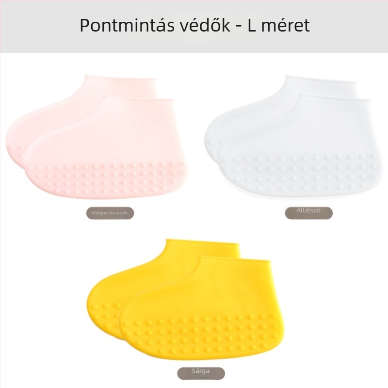 Le Chun szilikon esőcipővédő — vízálló és csúszásmentes, testre szabható