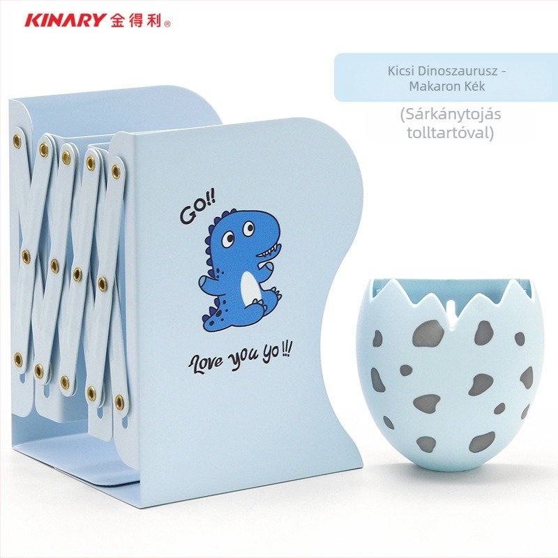 Behúzható asztali könyvespolc vasból, diákok számára