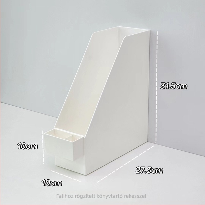 Asztali tároló doboz — műanyag, 2 L kapacitás, modern minimalista stílus, egyszínű, 24 darabos készlet