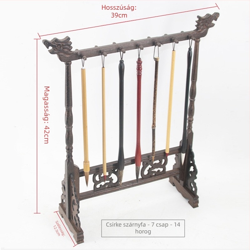 Függő toll- és ecsettartó – Chicken Wing Wood, Weizhuang