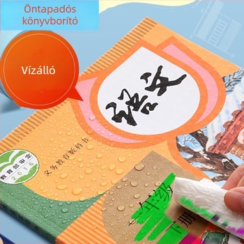 Könyvborító készlet – Rui Bo, kis kockás minta, PP anyag