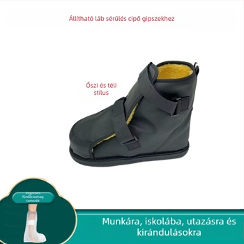 Ortopédiai törésvédő cipő, nagyon állítható, EVA anyag, modell 015, felső rész középmagas