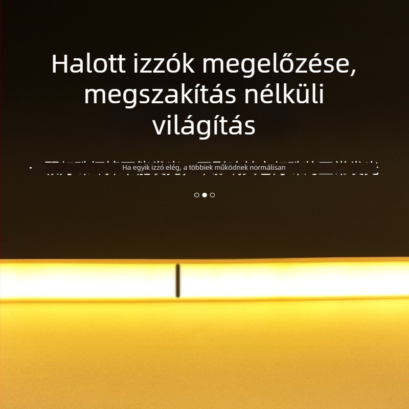 COB LED szalag, 240 LED (2835 chip), 220V bemenet, 10W, 180° sugárzási szög, vízálló