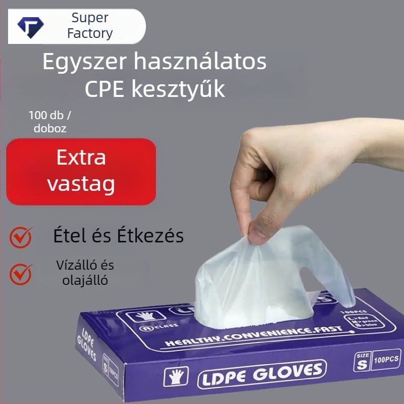 Zhong hongming egyszer használatos kesztyűk cateringhez