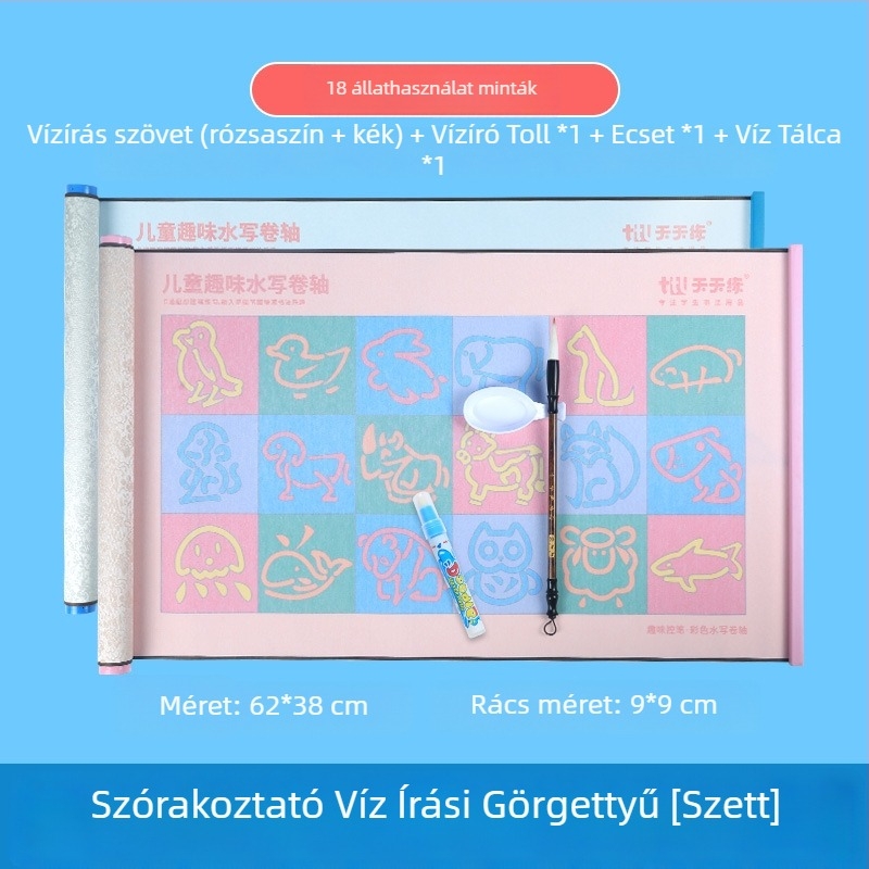 Daily Practice Water Writing Cloth – Gyerekeknek Tollkontroll Edző Készlet, Tekercs, Oktatási Célú