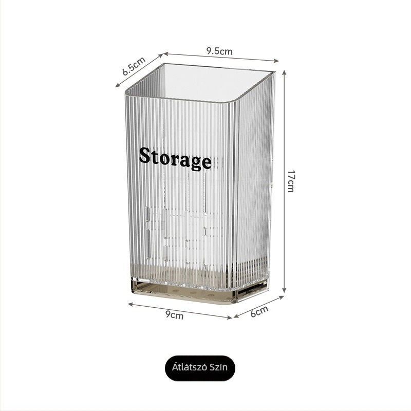 Fali Chopsticks tartó csavarmentes telepítéssel, lecsapolható PP tároló, többfunkciós konyhai szervező