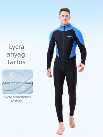 UV-védő rash guard felnőtteknek – egész éves, uniszex, úszás és snorkeling, anyag 82% nylon + 18% spandex