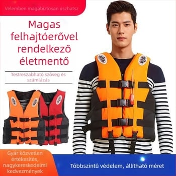 Magas úszóerővel rendelkező mentőmellény felnőtteknek és gyerekeknek, Hanhai baichuan márka, modell ybjs2868, úszáshoz, búvárkodáshoz, horgászathoz és csónakázáshoz