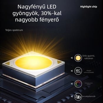 LED beépíthető mennyezeti lámpa, háromszínű dimmelés (3000/4000/6000K), 6–10W, Ø75 mm nyílás, alumínium ház, 220V