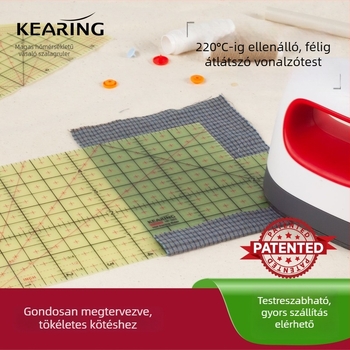 Kolding centiméteres vonalzó — műanyag test, testreszabható nyomtatás, csomagolás 1/12/240