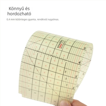 Kolding centiméteres vonalzó — műanyag test, testreszabható nyomtatás, csomagolás 1/12/240