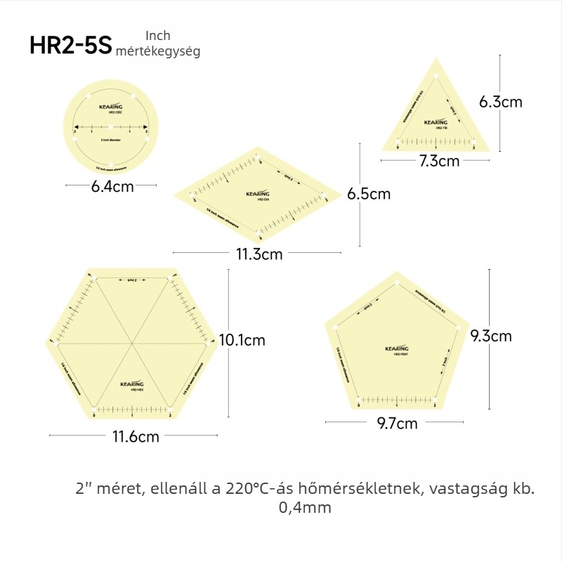 Kolding centiméteres vonalzó — műanyag test, testreszabható nyomtatás, csomagolás 1/12/240