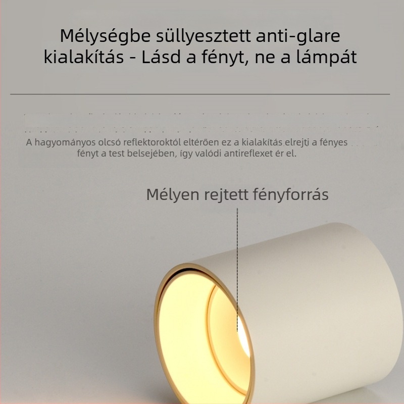 Felszíni LED downlight, 6-10W, 220V, CRI ≥90