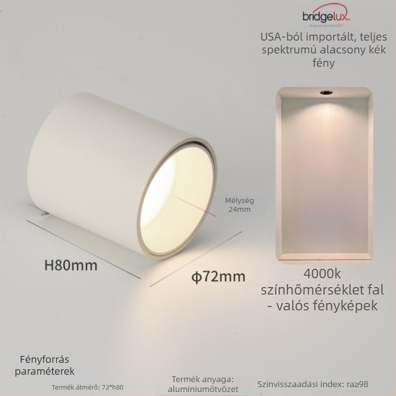 Felszíni LED downlight, 6-10W, 220V, CRI ≥90