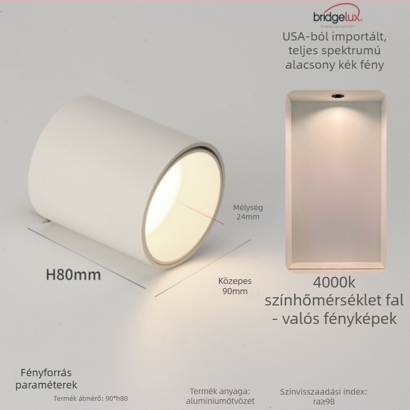 Felszíni LED downlight, 6-10W, 220V, CRI ≥90