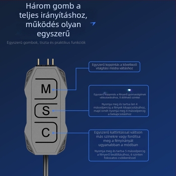 Hifrost SATA1 ARGB Vezérlő, 5V3-pin to SATA Adapter Kábel PC-hez — Mini ARGB Fény Szinkron Hub, 50 cm, réz+ABS