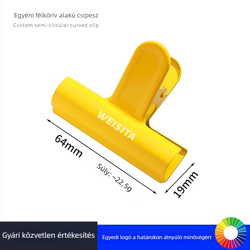 Willita Fém Klip – Többfunkciós dosszié, fájl és könyvklip, félkörív dizájn