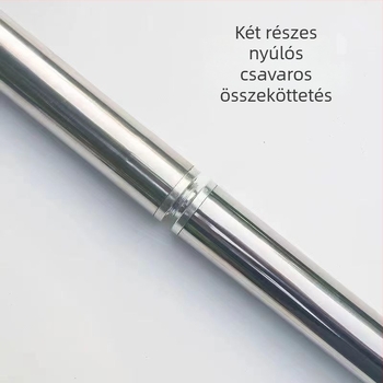 Rozsdamentes acélból készült halászháló-nyél, 500 g, egy darabos, nem bővíthető