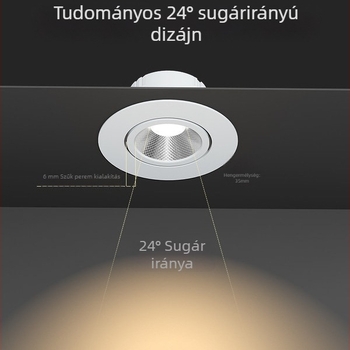 FSL LED beépített falikar a mennyezethez – alumínium ház, 220V, CRI 80–89, élettartam 25 000 óra