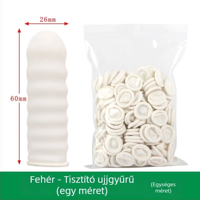 Egyszer használatos szilikon ujjvédők – ujjak és hüvelykujj számára, kopásálló védőkesztyűk, megvastagodott kivitel