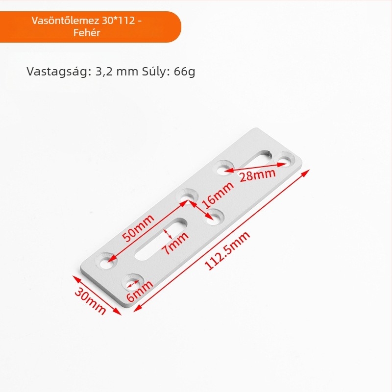 Állítható saroktartó bútorokhoz — hideg hengerelt acélból, Jin Rongda márka, modell Adjustable Corner Code, univerzális felhasználás, modern minimalist stílus
