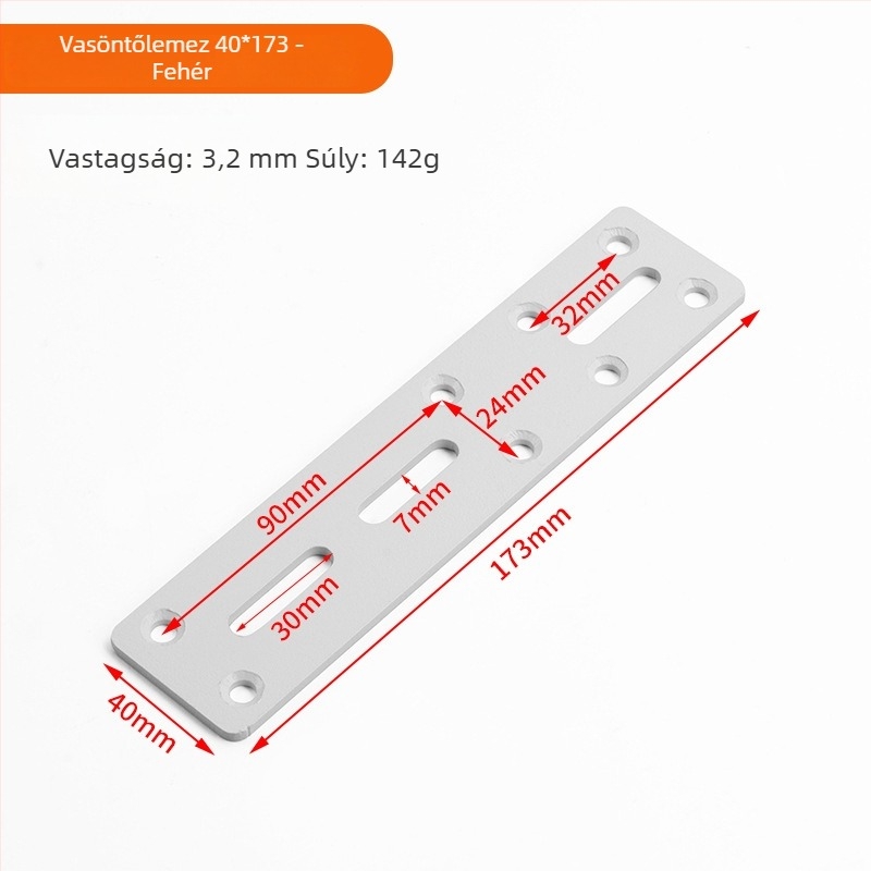 Állítható saroktartó bútorokhoz — hideg hengerelt acélból, Jin Rongda márka, modell Adjustable Corner Code, univerzális felhasználás, modern minimalist stílus