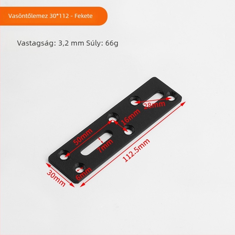 Állítható saroktartó bútorokhoz — hideg hengerelt acélból, Jin Rongda márka, modell Adjustable Corner Code, univerzális felhasználás, modern minimalist stílus